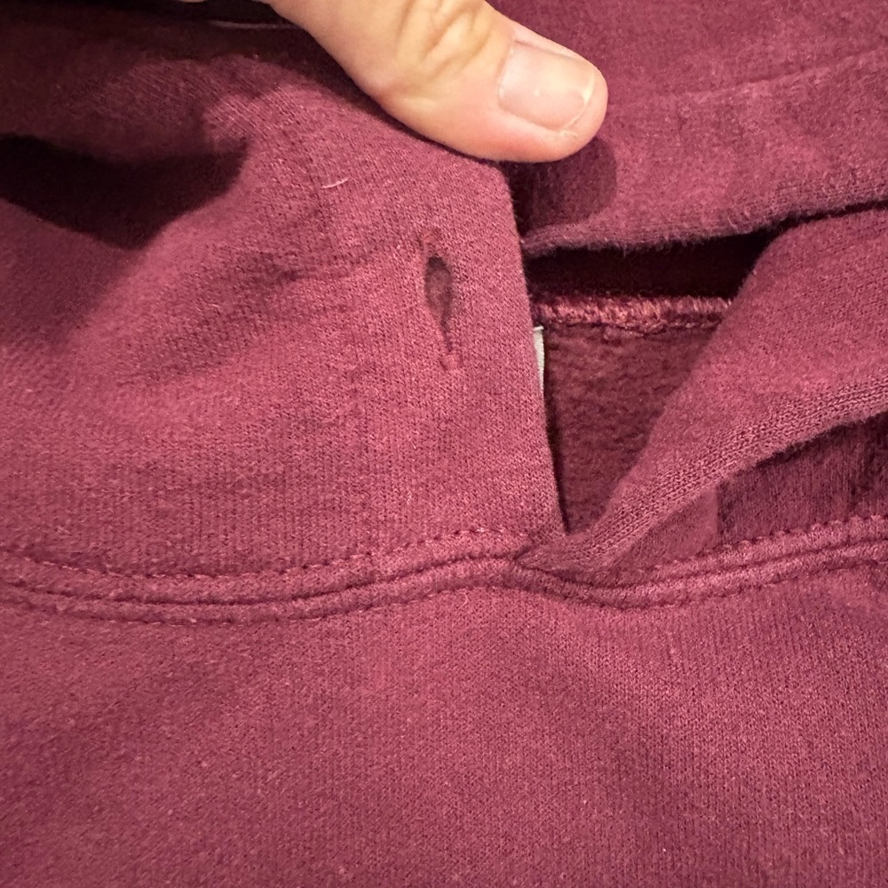 Glidan Maroon Red White Lettering HARVARD Sweater Women’s Size Medium - Picture 4 of 5